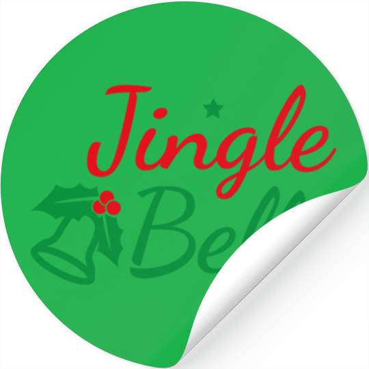 Jingle Bells - Marry Christmas Stickers