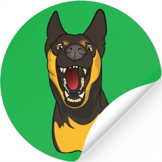 German Shepherd Cute Puppy Dog Pet Lover Gift Idea Stickers