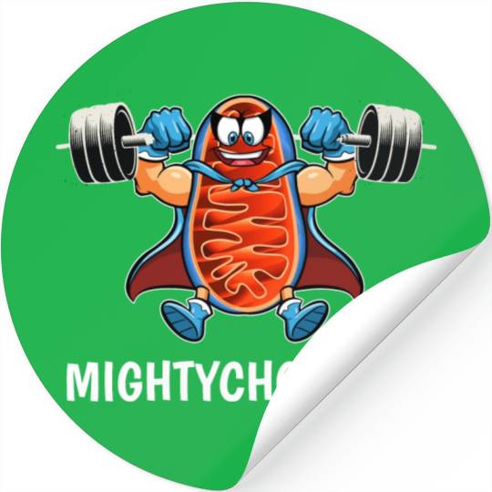 Mightychondria Cellular Biology Science Teacher Stickers