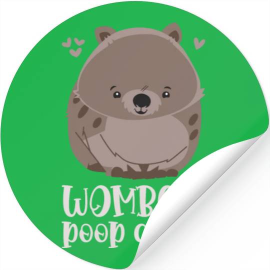 Combat Wombat For A Wombats Lover Stickers