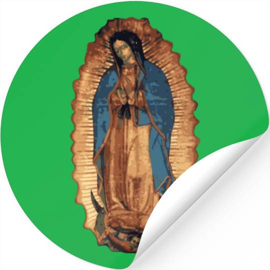 Our Lady Of Guadalupe Catholic Mary Image Stickers