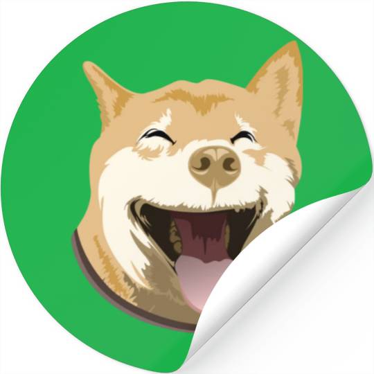 Shiba Inu Happy Dog Owners Pet Lover Gift Ideas Stickers