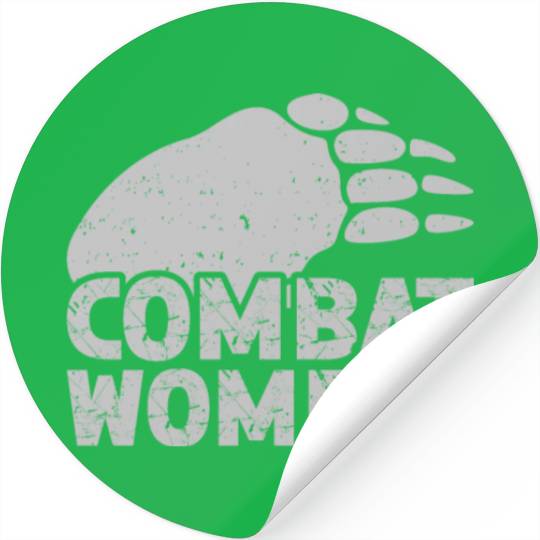 Combat Wombat For A Wombats Lover Stickers
