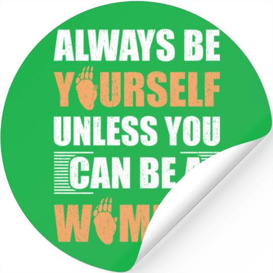 Cute Australian Wombat Quote Wombats Lover Stickers