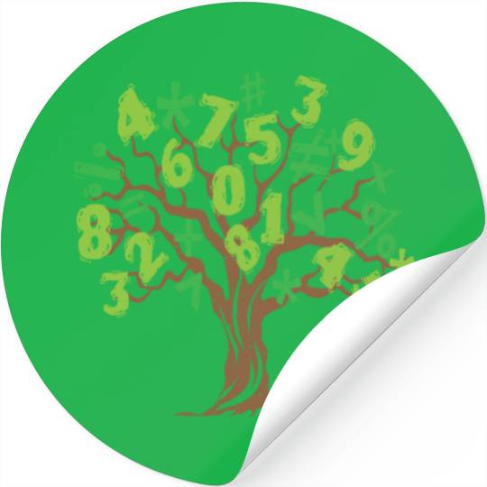Math Tree Math Tree Mathematics Stickers