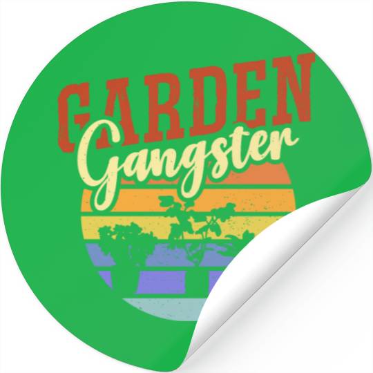 GARDEN GANGSTER I Plants Gardener Gardening Stickers