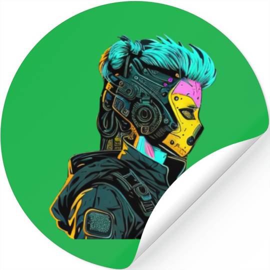 Sci-fi character Stickers