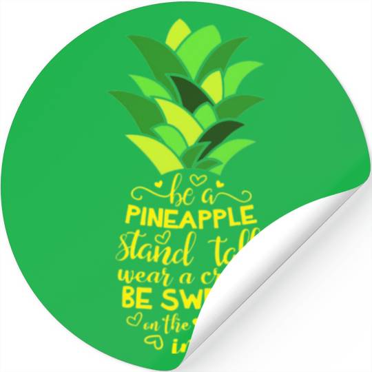 Cool Pineapple Stickers