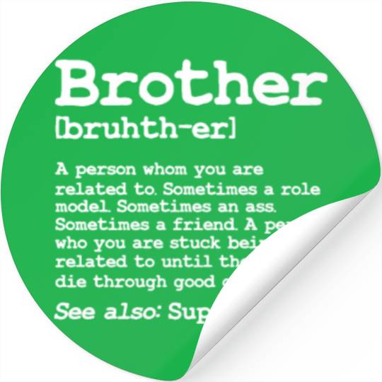 Brother Definition Stickers