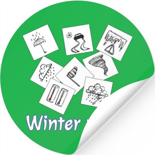 Winter mode Stickers