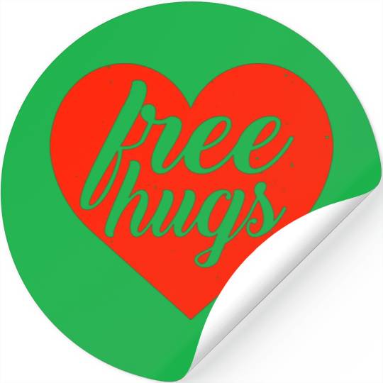 free hugs valentines day Stickers