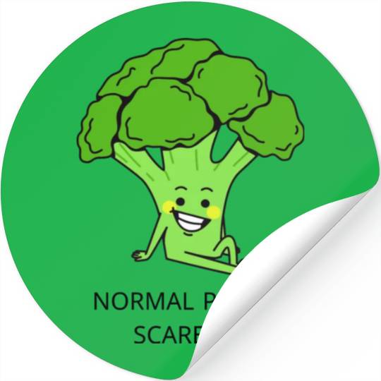 Normal people scare me. Stickers