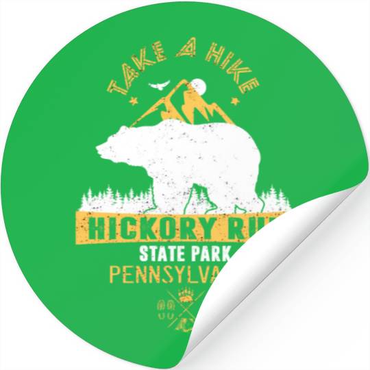 Hickory Run state park Pennsylvania Stickers