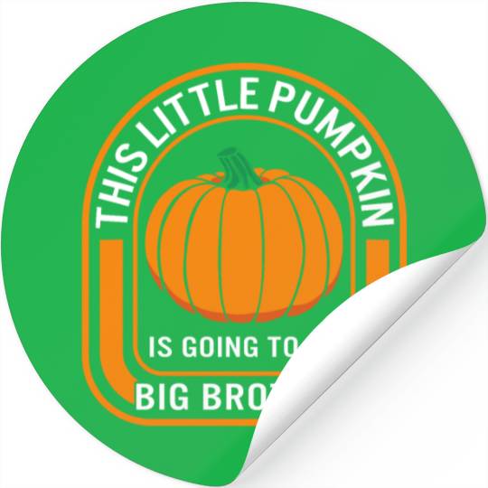 Halloween Stickers, This Little Pumpkin Is Going To