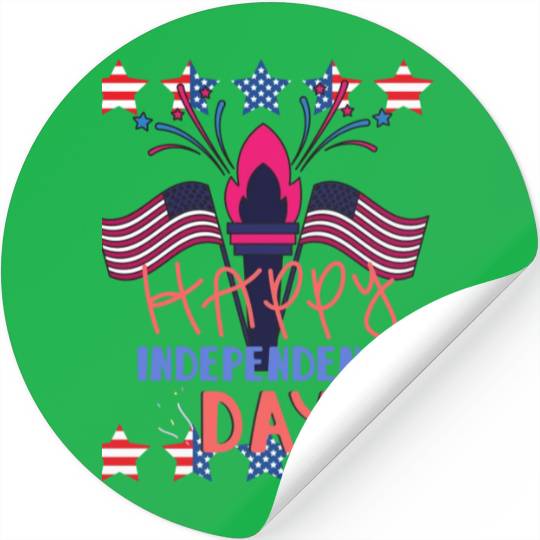 Happy Independence Day Stickers