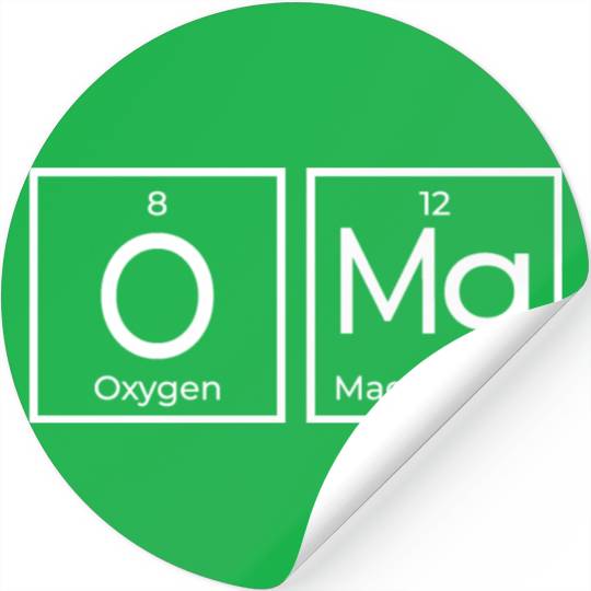 OMG Periodical Table Chemistry Science Geek Gifts Stickers