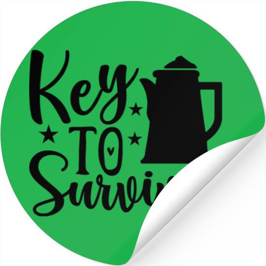 Key To Survival Science Teacher Student Gift Ideas Stickers
