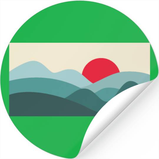 Minimalist Sun Stickers
