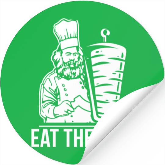 Eat the rich Karl Marx economist Stickers