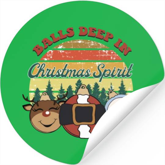 christmas spirit sublimation Stickers