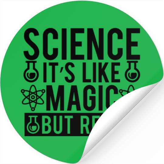 Science Magic Nerd Geek Teacher Student Gift Ideas Stickers