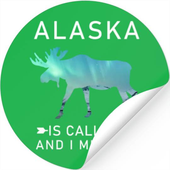 Alaska Gift USA Natur Bär Denali Grizzly Wald Stickers