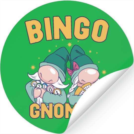 Bingo Card Game Grandma Bingo Player Bingo Cards Stickers