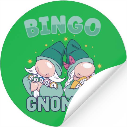 Bingo Card Game Grandma Bingo Player Bingo Cards Stickers