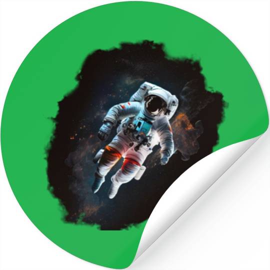 Astronaut Cosmonaut Sci-Fi character Stickers