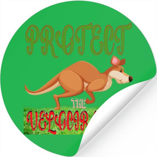 PROTECT THE VELOCIRABBIT Stickers