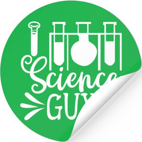 Science Guy Nerd Geek Teacher Student Gift Ideas Stickers