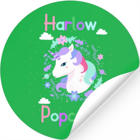 Harlow And Popcorn Merch Popcorn The Pony Stickers