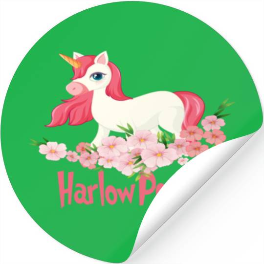 Harlow And Popcorn Merch Popcorn The Pony Stickers
