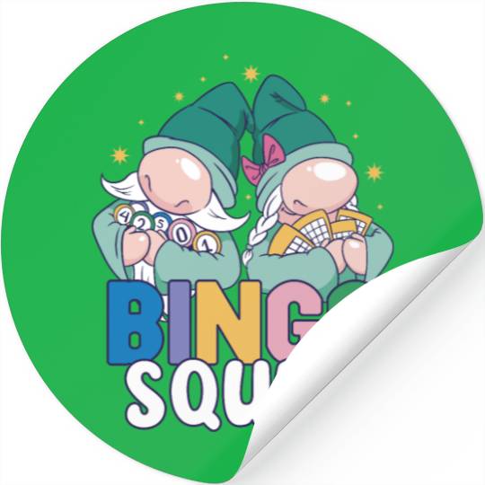 Bingo Card Game Grandma Bingo Player Bingo Cards Stickers