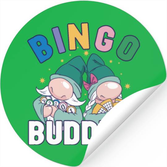 Bingo Card Game Grandma Bingo Player Bingo Cards Stickers