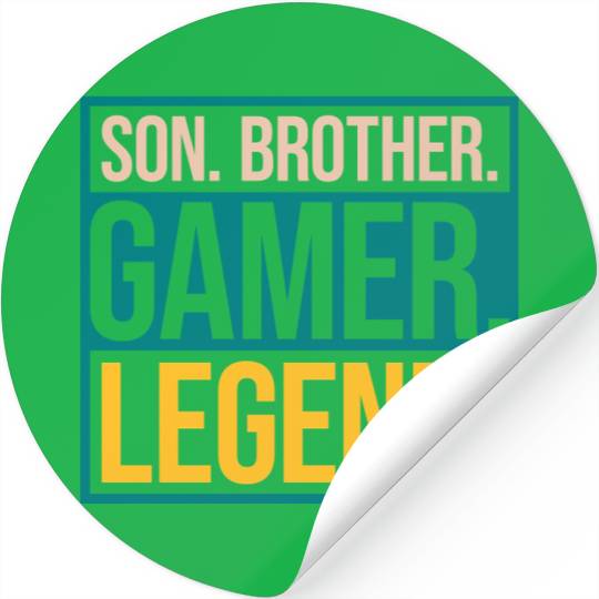 son brother gamer legend Stickers