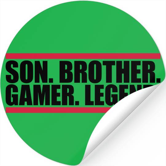 son brother gamer legend Stickers
