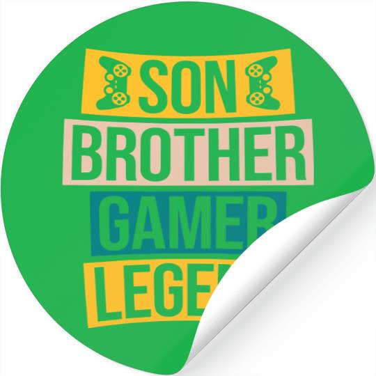 son brother gamer legend Stickers
