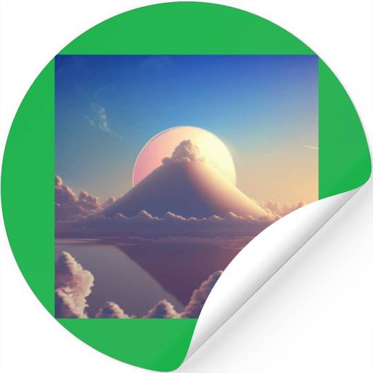 Mashup Cotton Candy Planet & The Lonely Mountain Stickers