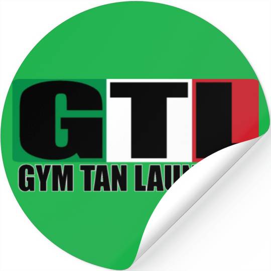 Gym Tan Laundry Stickers