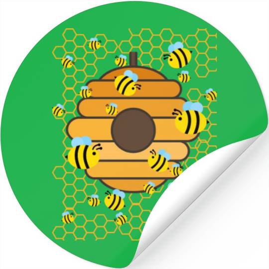 Kingdom Of Bee Stickers