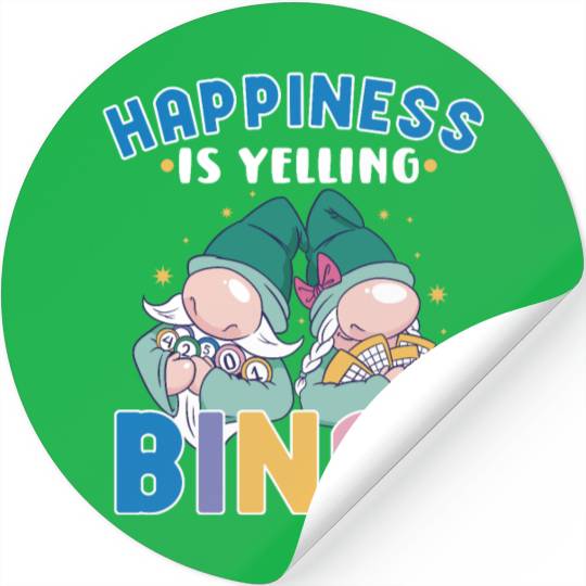 Bingo Card Game Grandma Bingo Player Bingo Cards Stickers