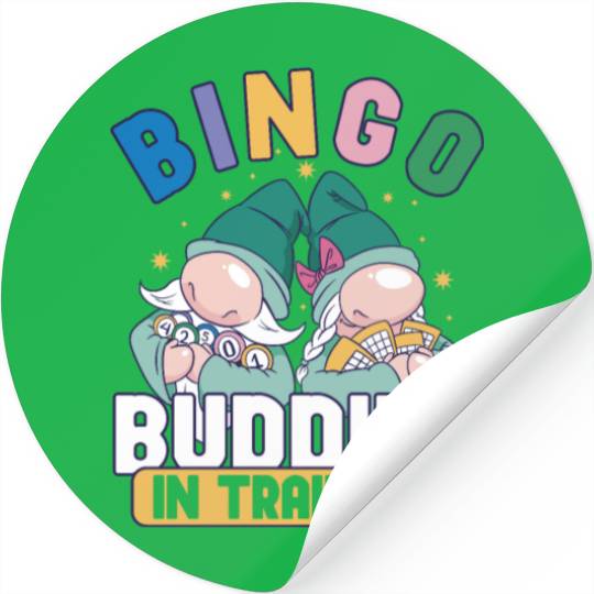 Bingo Card Game Grandma Bingo Player Bingo Cards Stickers