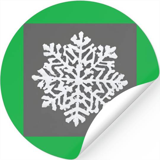 Snowflake portrait Stickers