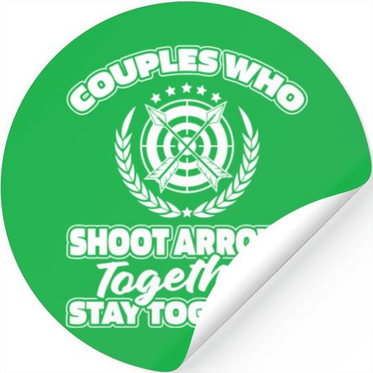 Archery Couple Stickers
