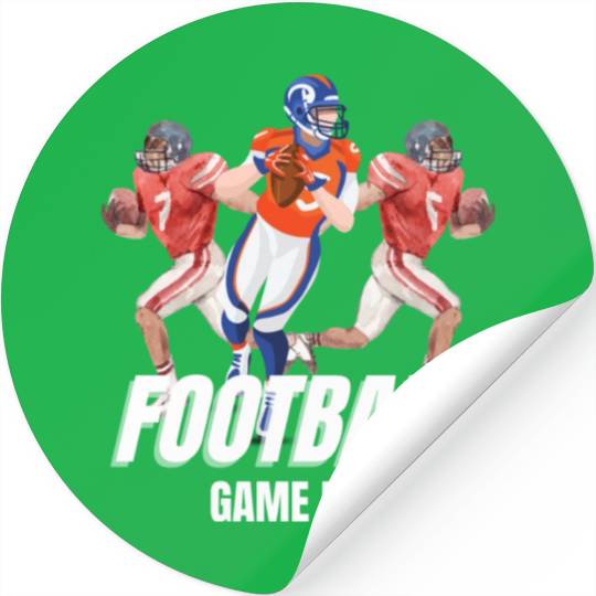 Football Game Day Vibes , Football Season Stickers