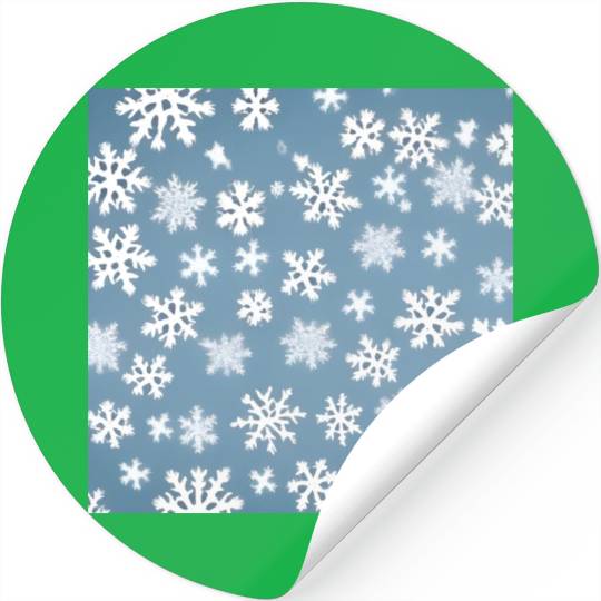 Beautiful snowflake pattern Stickers