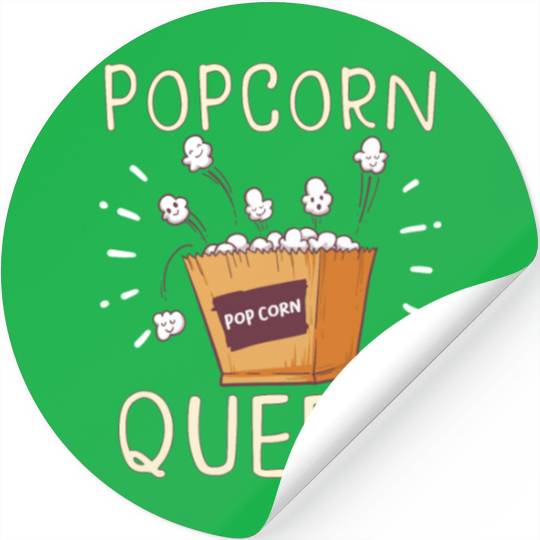 Movie Watching Cinema Popcorn Binge Watching Stickers