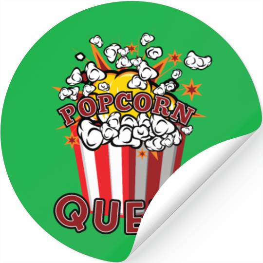 Movie Watching Cinema Popcorn Binge Watching Stickers