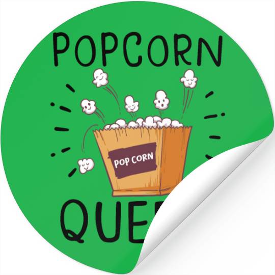 Movie Watching Cinema Popcorn Binge Watching Stickers